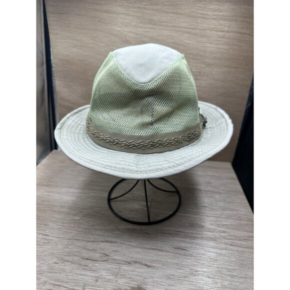 STETSON Safari Hat Size Xl Brown  Fishing Hiking Vented Mesh Hat - Picture 1 of 7